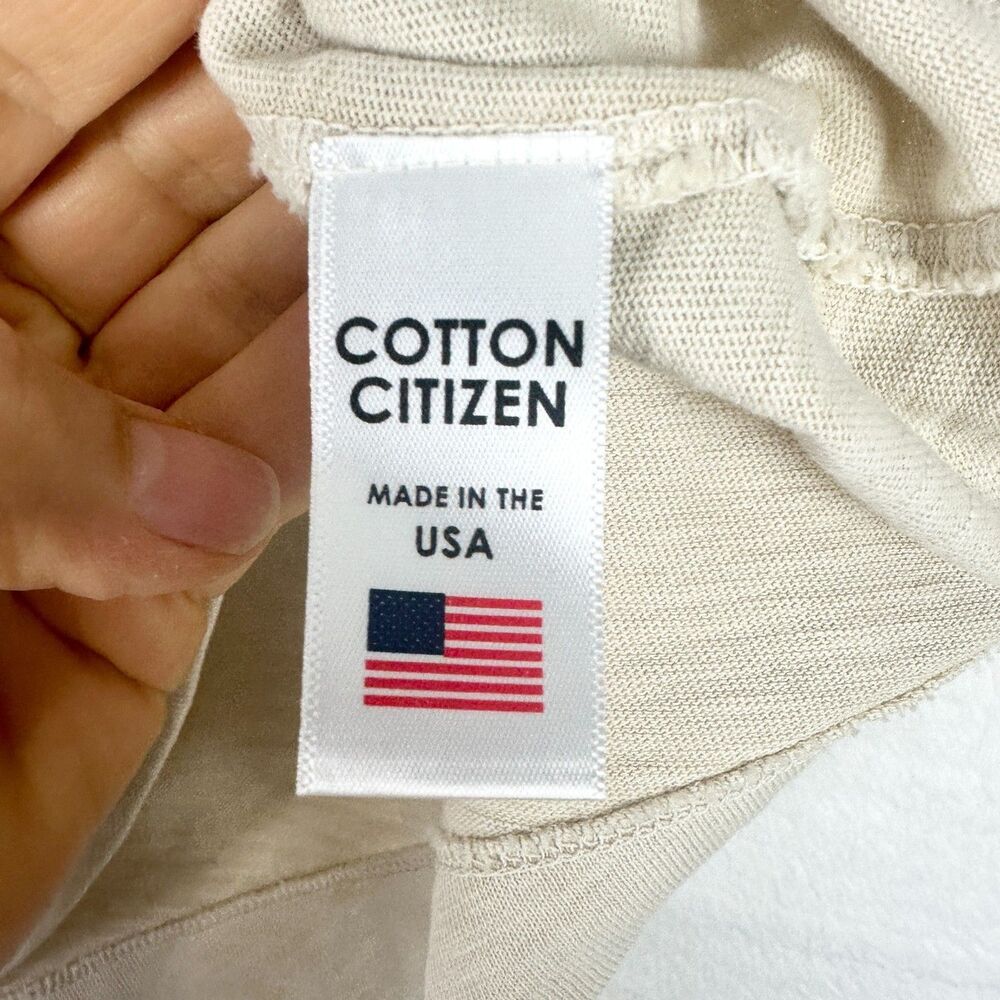 Cotton Citizen Tokyo Mini Dress Size Medium NWT Vintage Oatmeal Casual Neutral - Picture 6 of 7